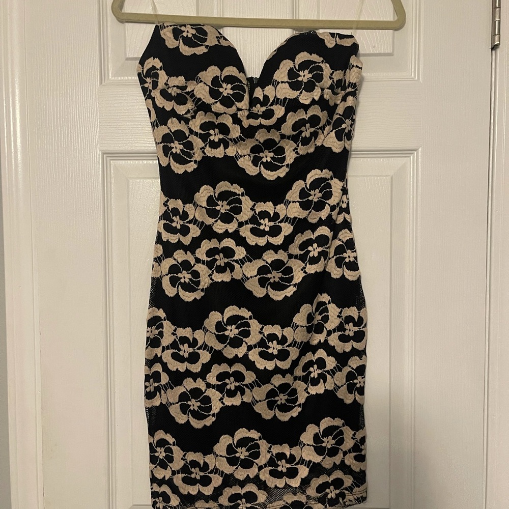 NWT strapless mini dress